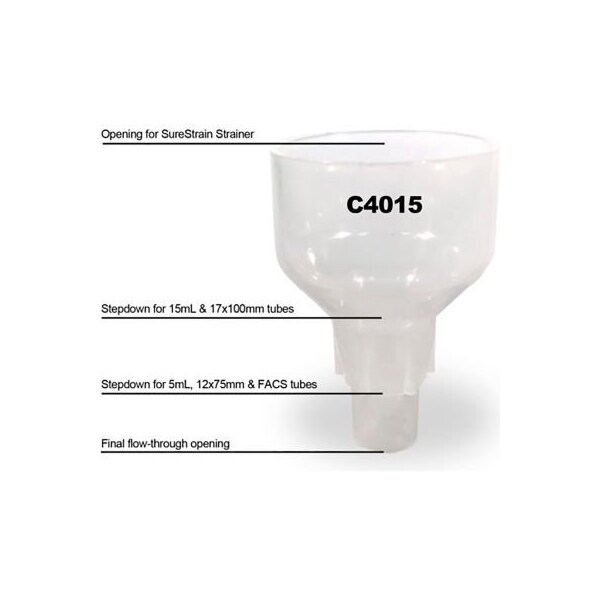 Mtc Bio MTC Bio Reducing Adapter For 5 ml & 15 ml Tubes, Pack of 25 C4015 - main